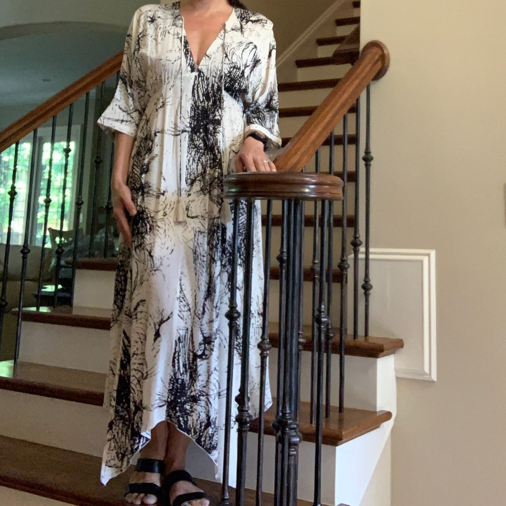 Anthro En Creme boho maxi dress